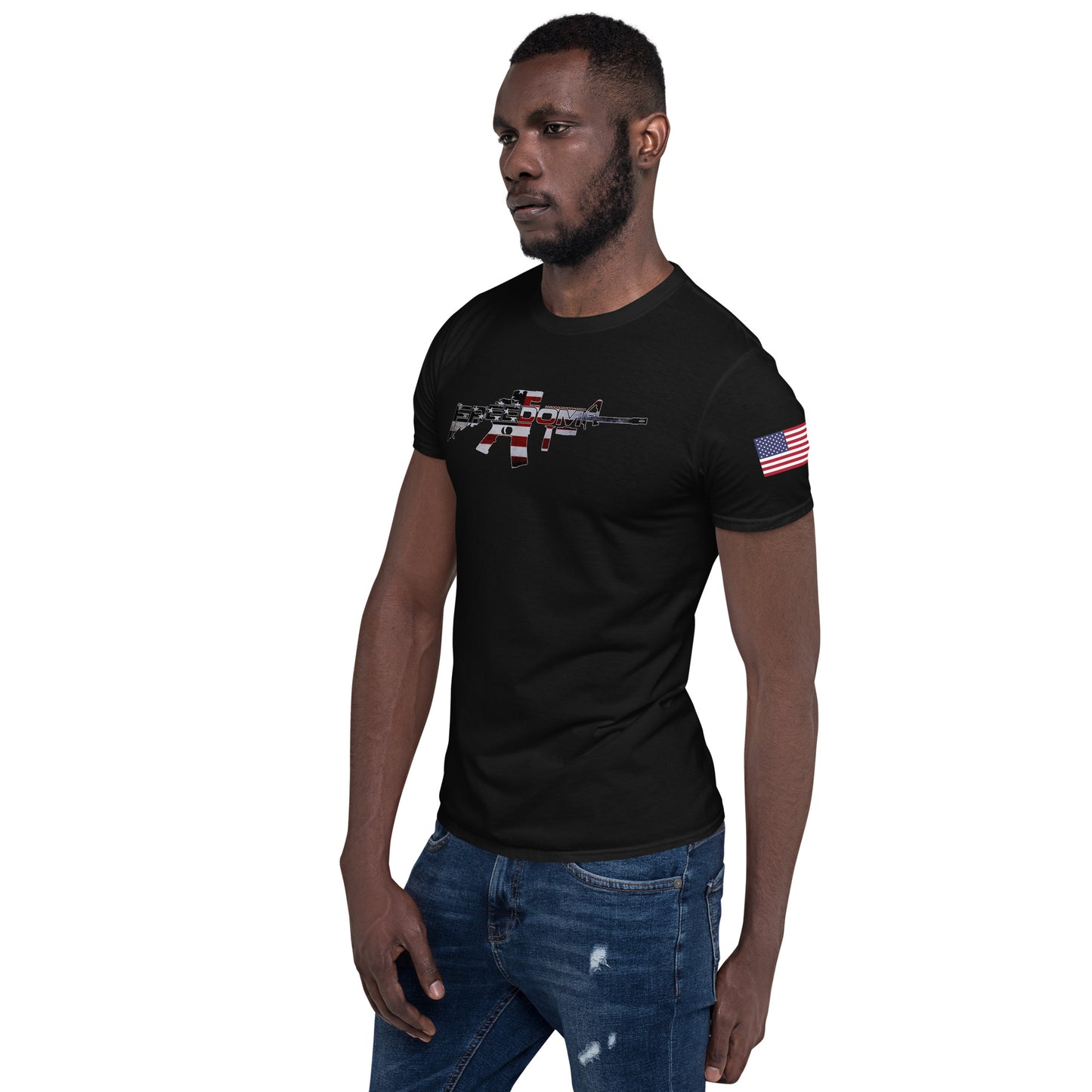 Freedom AR-15 Flag T-Shirt (dark color shirts)