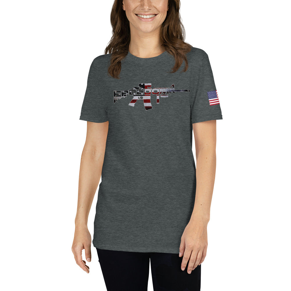 Freedom AR-15 Flag T-Shirt (dark color shirts)