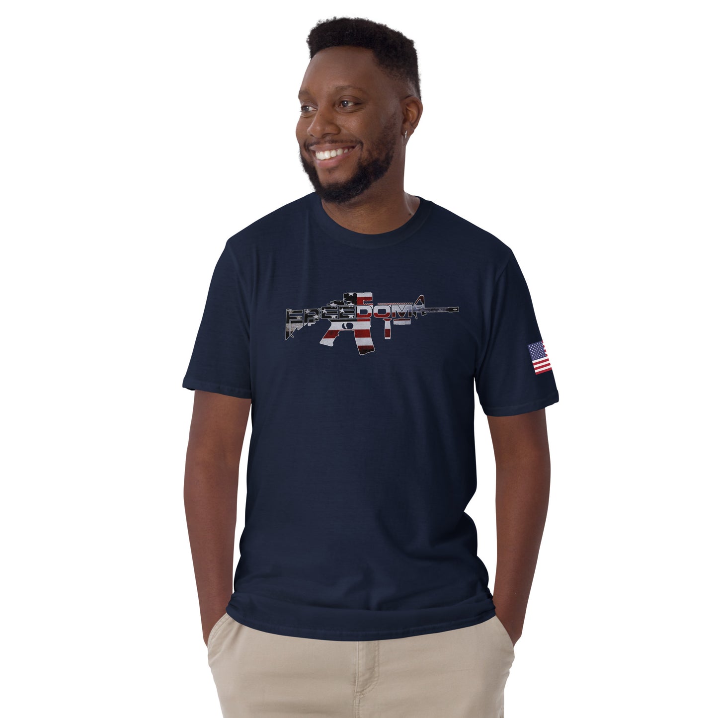 Freedom AR-15 Flag T-Shirt (dark color shirts)