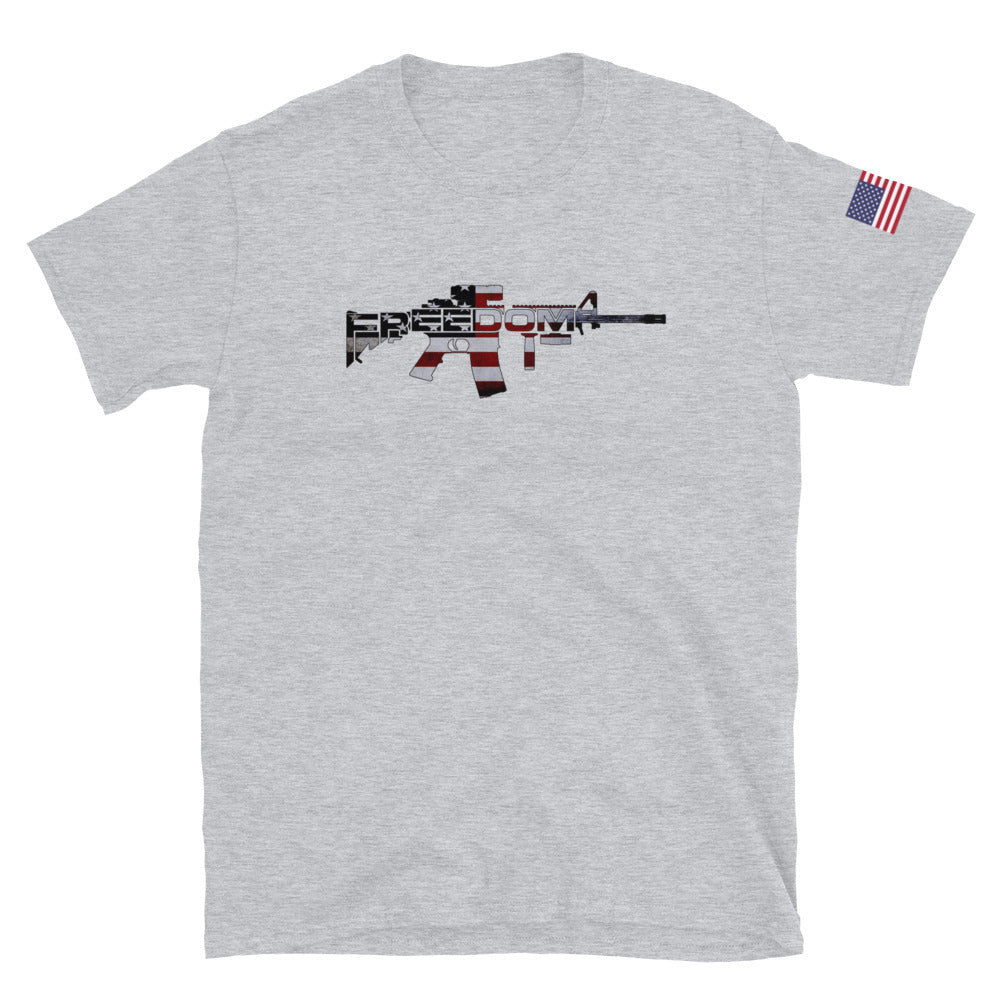 Freedom AR-15 Flag T-Shirt (light color shirts)